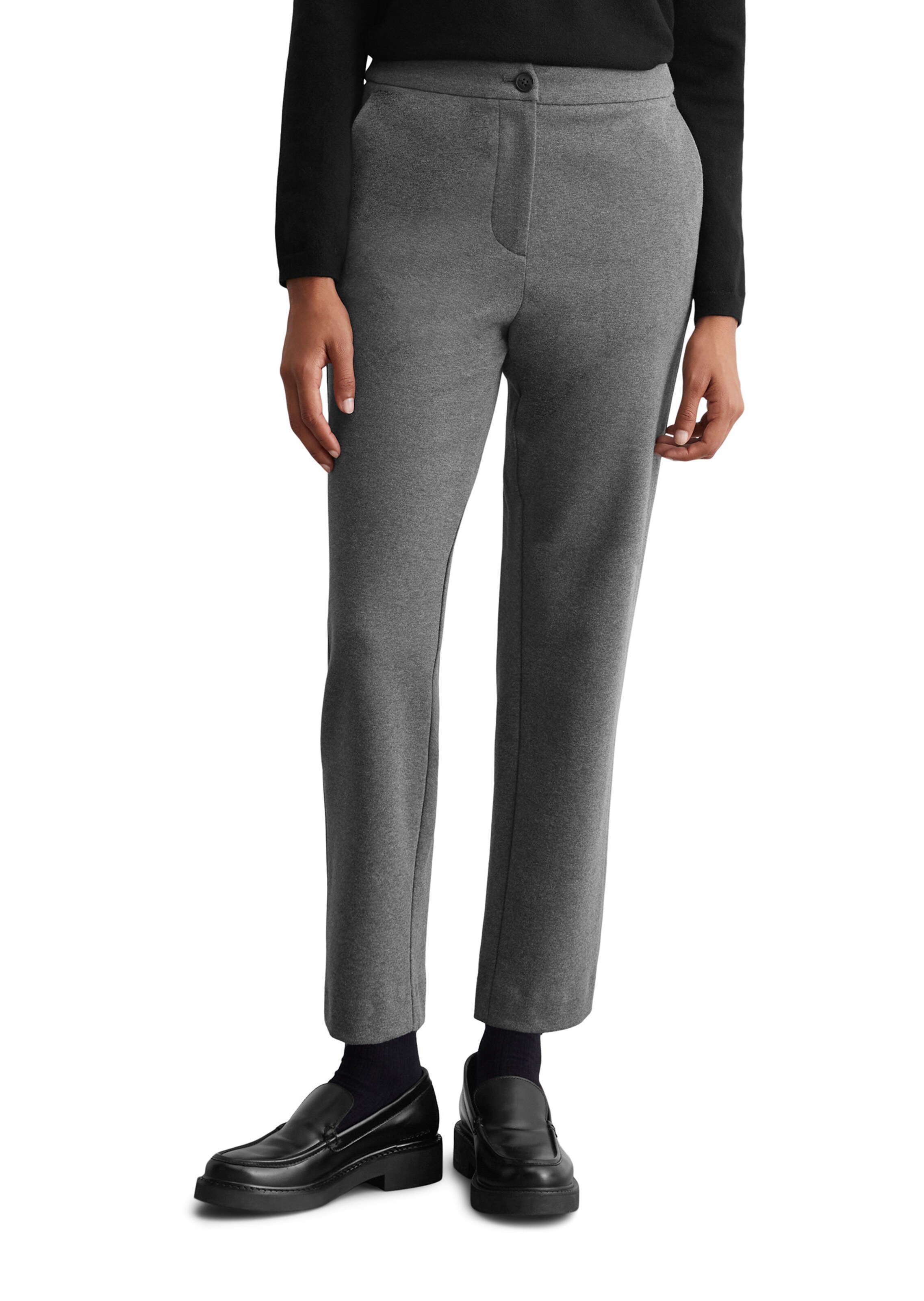 pelēks Marc O'Polo Standarta Bikses: no priekšpuses