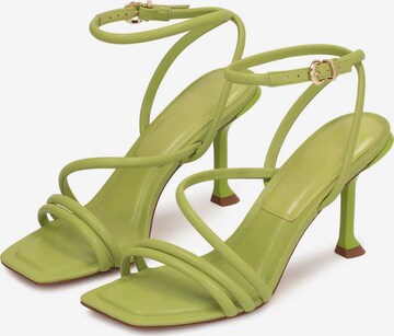 Kazar Studio Sandalen met riem in Groen