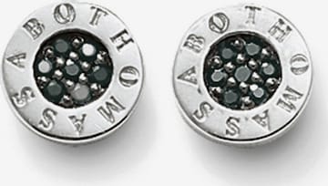 Thomas Sabo - Pendientes 'Classic Pavé' en plata: frente