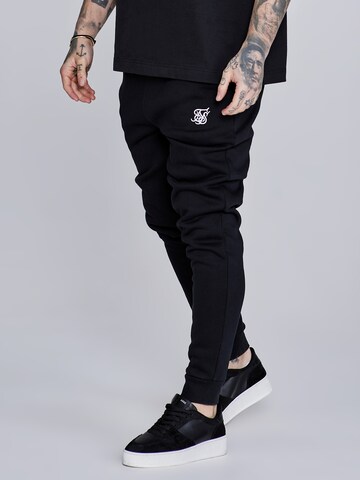 SikSilk Regular Sportbroek in Zwart: voorkant