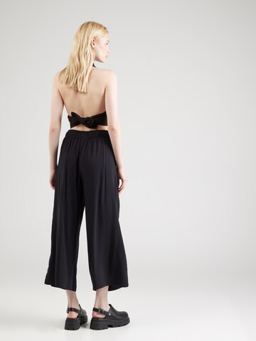 QS Wide leg Broek in Zwart