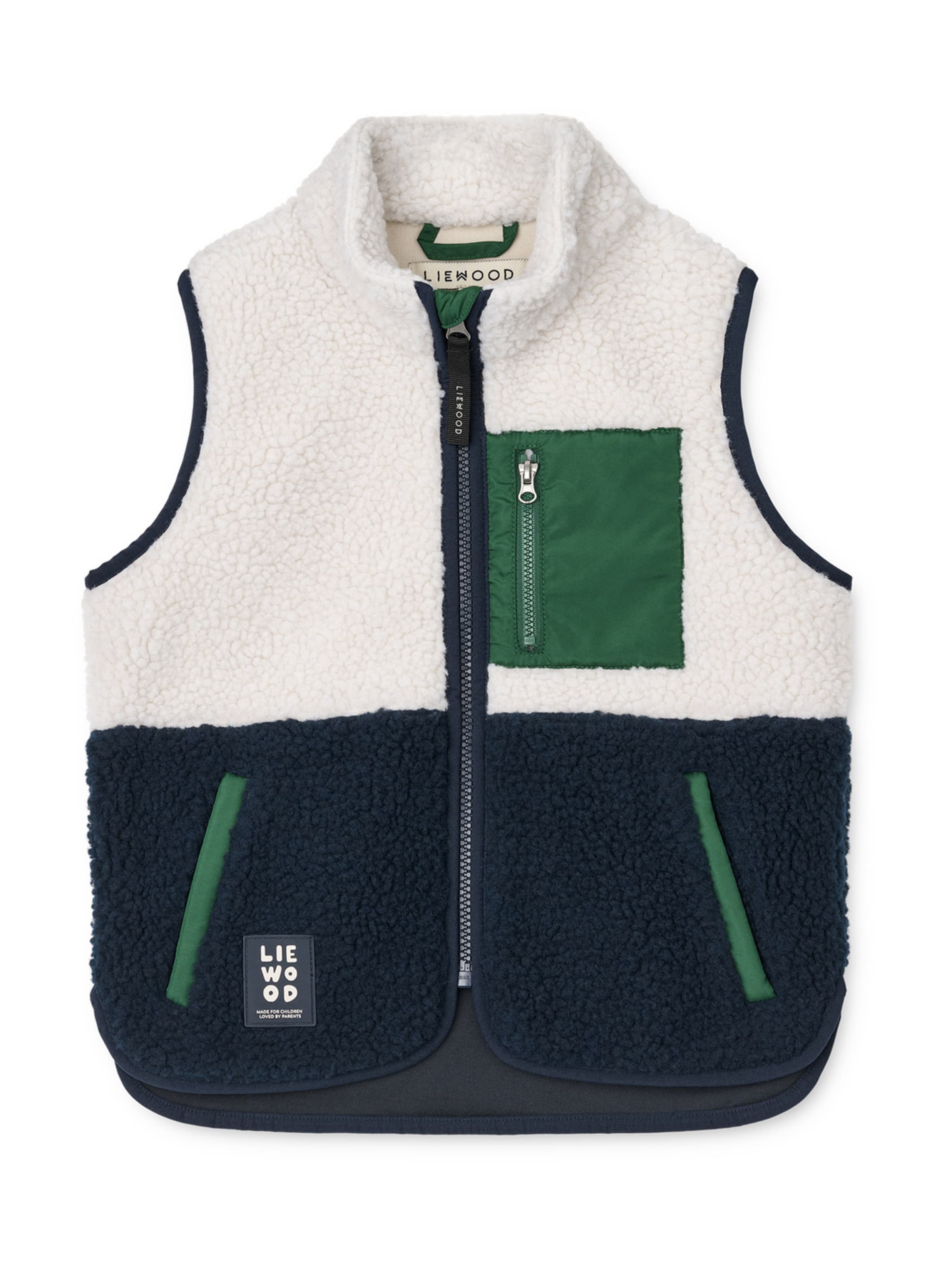 Liewood Vest 'Vada Pile' i blå: forside