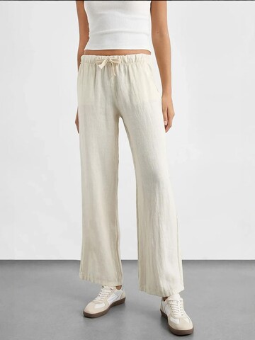 Wide Leg Pantalon Hiccup en blanc : devant
