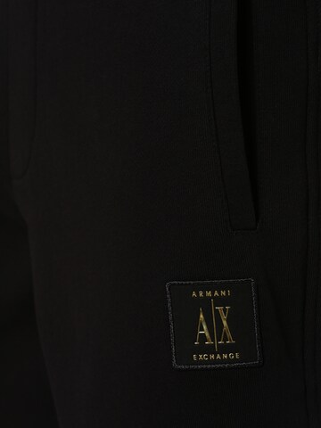 ARMANI EXCHANGE Regular Trousers in Black