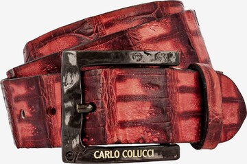 Ceinture ' Ciaccia ' Carlo Colucci en rouge : devant