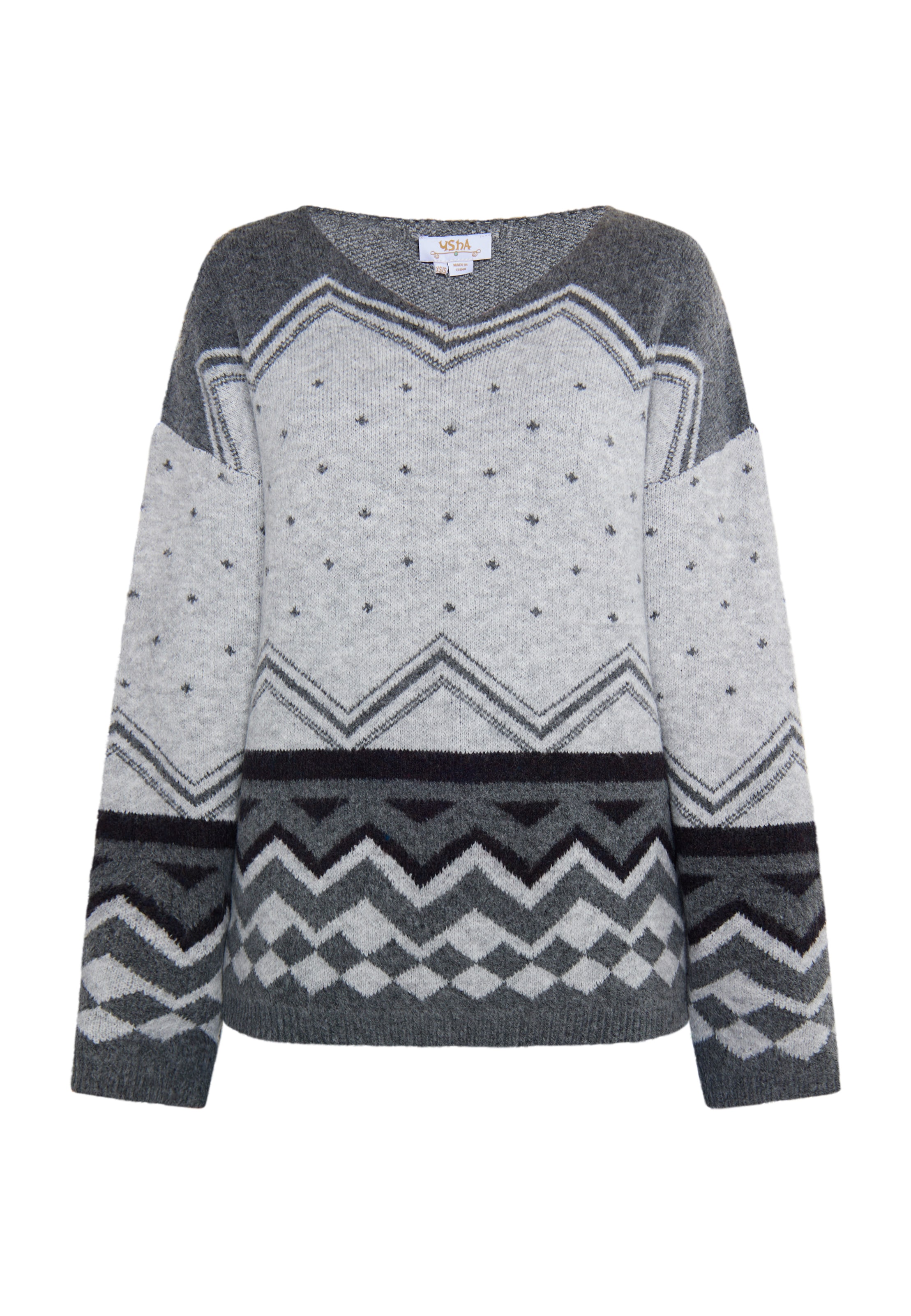 Pullover 'Rakata' di usha FESTIVAL in grigio: frontale