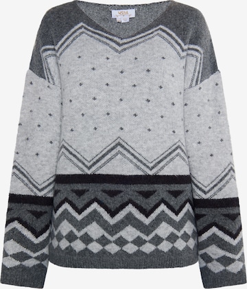 usha FESTIVAL Sweater 'Rakata' in Grey: front