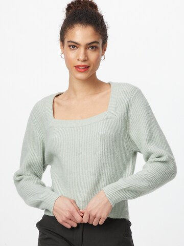 Gina Tricot Пуловер 'Kim' в сиво: отпред