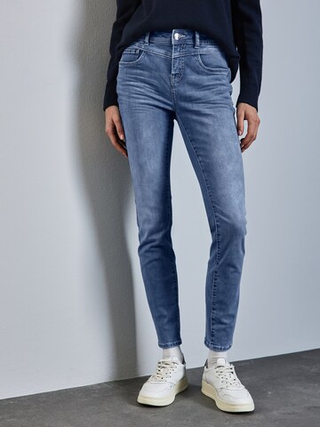 STREET ONE Slim fit Jeans 'York' in Blue: front