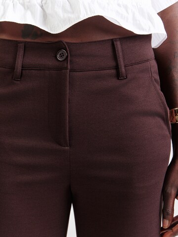 Soyaconcept Wide leg Pants 'Daniela 9' in Brown