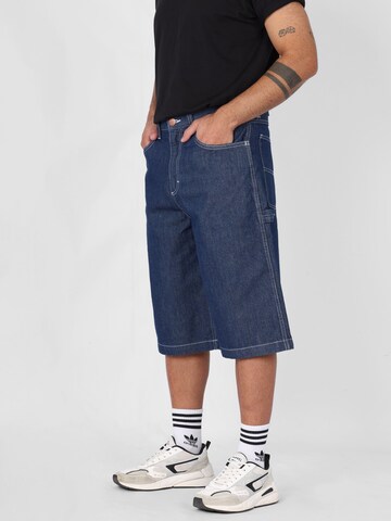 WRANGLER Loosefit Jeans 'CJ SKATER SHORTS RINSE'‌‌‌‌‌ in Blau