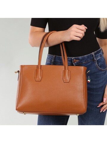 Florence - Bolso de mano en marrón: frente