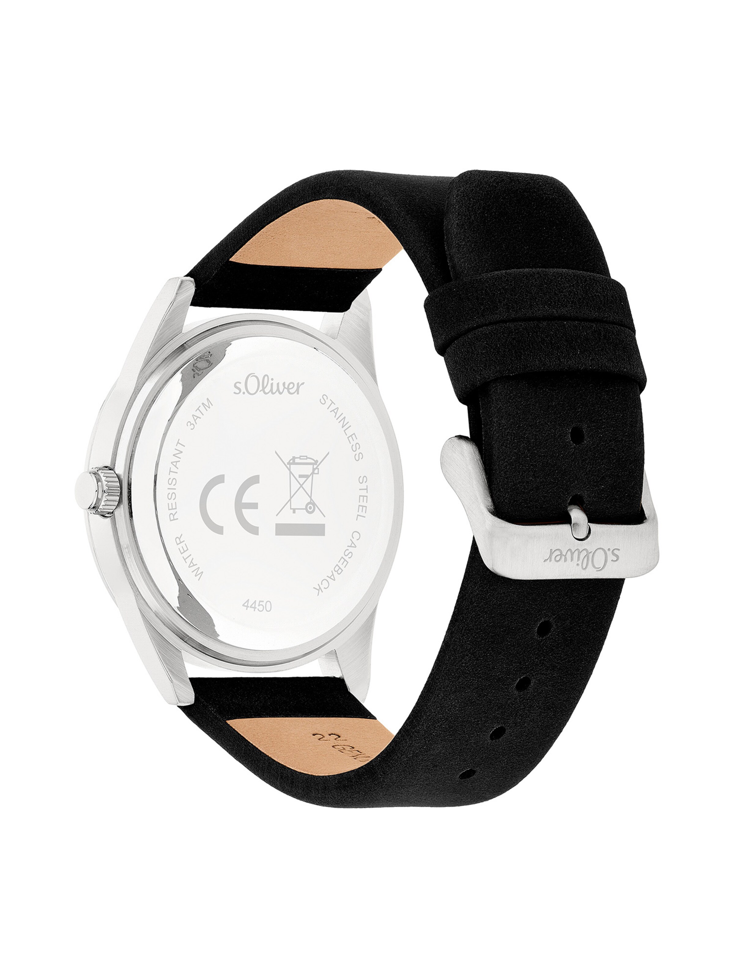 s.Oliver Analog watch in Black