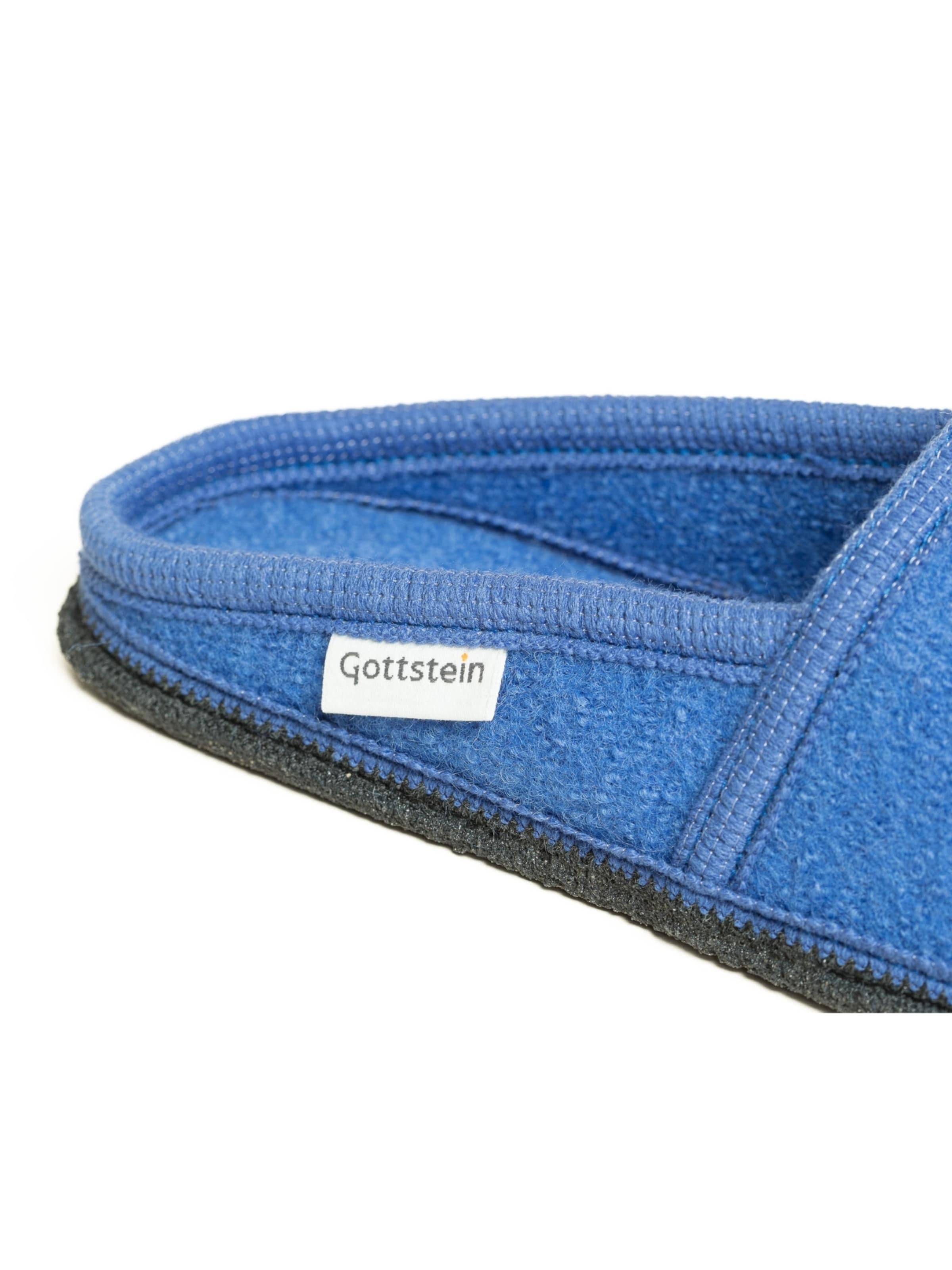 Gottstein Hausschuh 'Walkpantoffel Villach'‌‌ in Blau