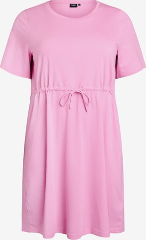 Rochie 'Flcaja' de la Flash by Zizzi pe roz: față