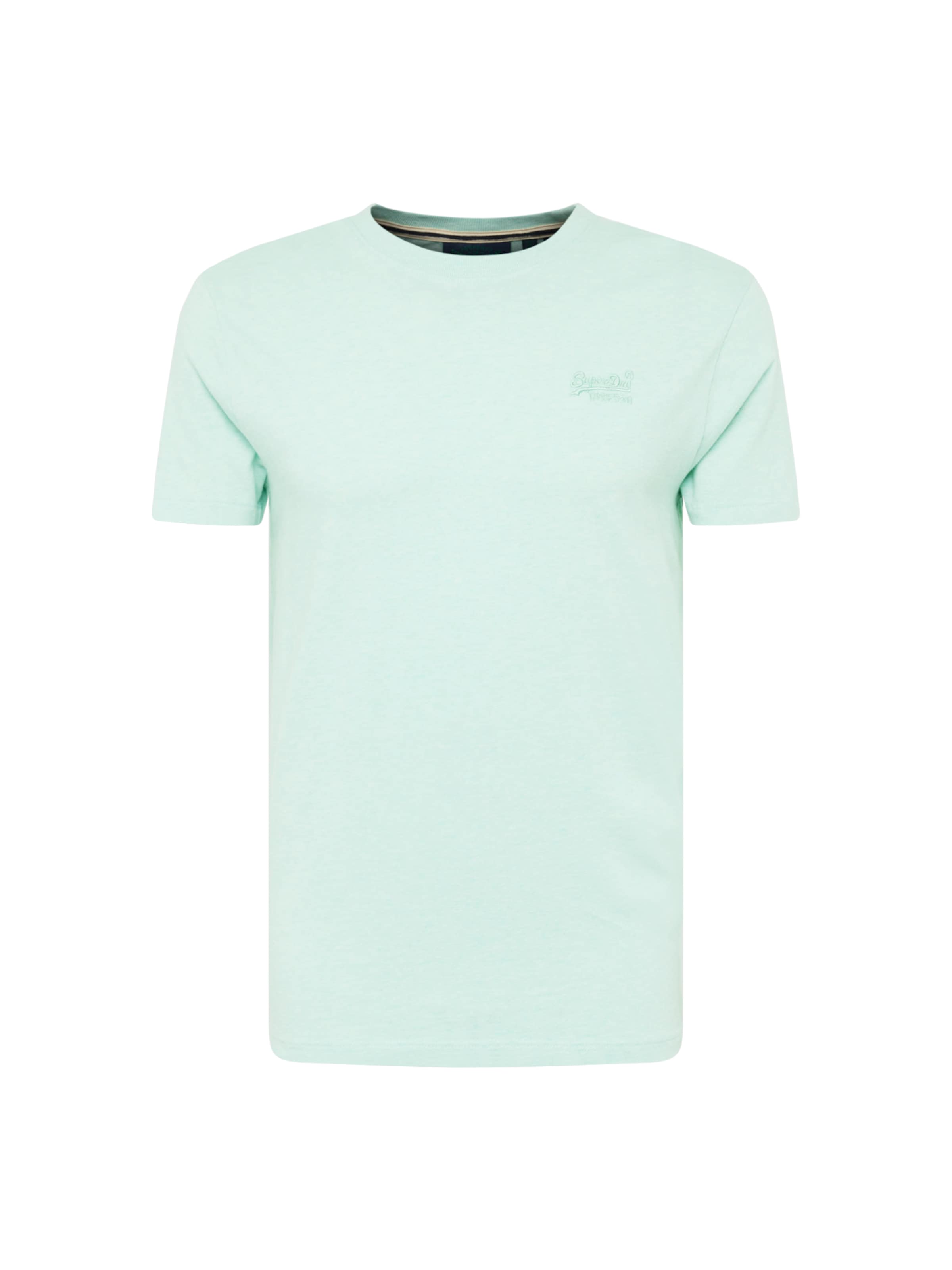 Superdry Tričko 'Essential' – zelená: přední strana