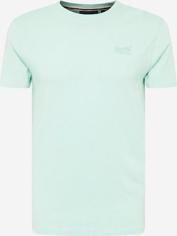 Superdry - Camisa em verde: frente