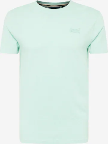 Superdry - Camisa 'Essential' em verde: frente