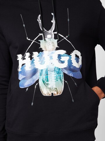 HUGO Red Sweatshirt 'Dyberbug' in Black