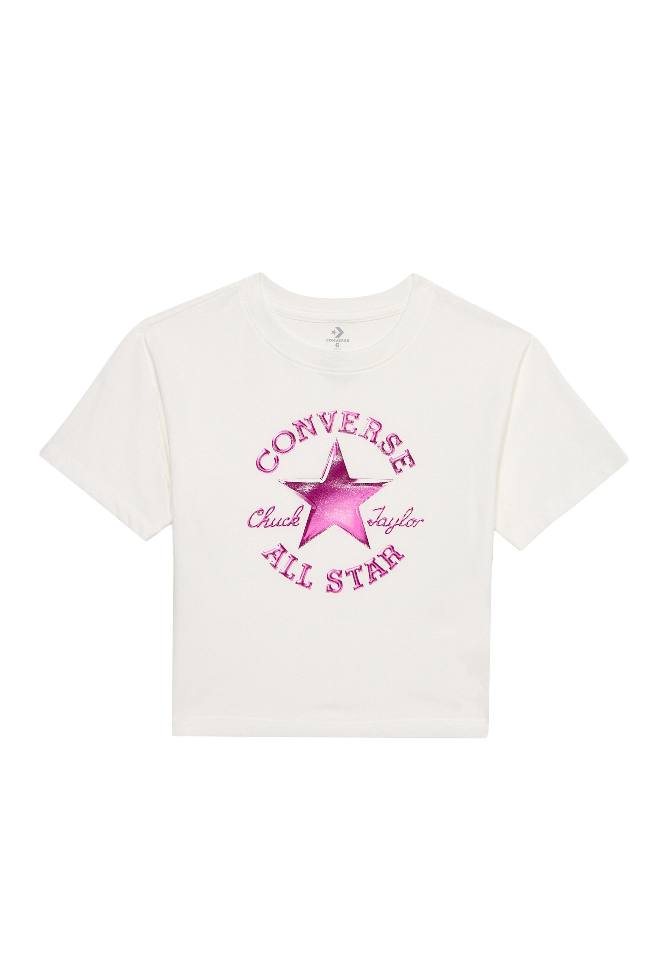 CONVERSE Футболка 'DCTP' в Белый: спереди