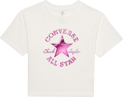 CONVERSE T-Shirt 'DCTP' en 92-98 en rose néon / rose foncé / blanc, Vue avec produit