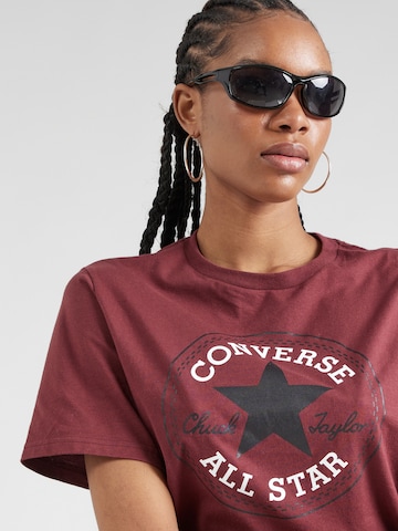 T-Shirt 'Chuck Taylor All Star' CONVERSE en rouge