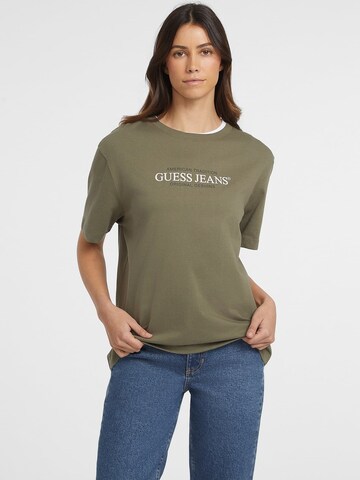 GUESS JEANS T-Shirt in Grün: Vorderseite