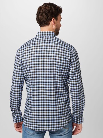 BRAX Regular fit Button Up Shirt 'DANIEL' in Blue