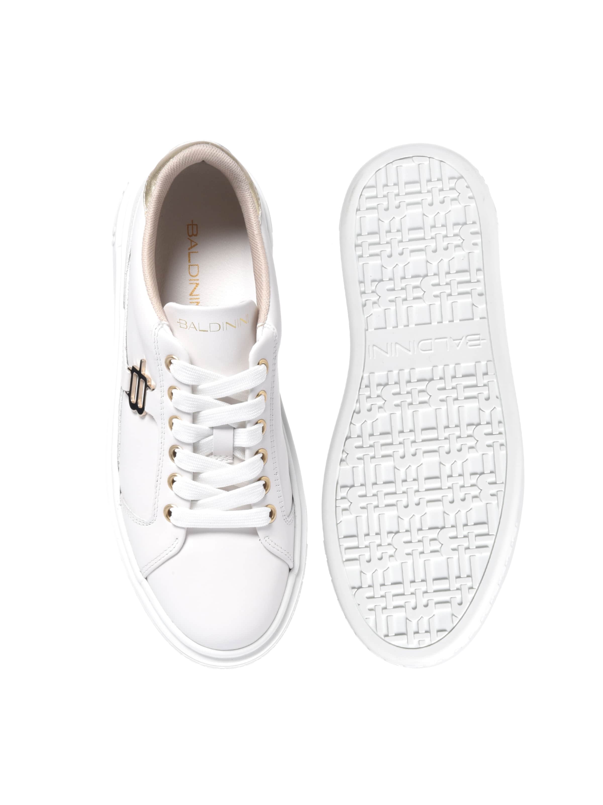 BALDININI Platform trainers in White