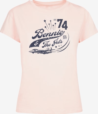 F4NT4STIC Shirt 'Elton John Bennie And The Jets' in de kleur Donkerblauw / Rosa, Productweergave