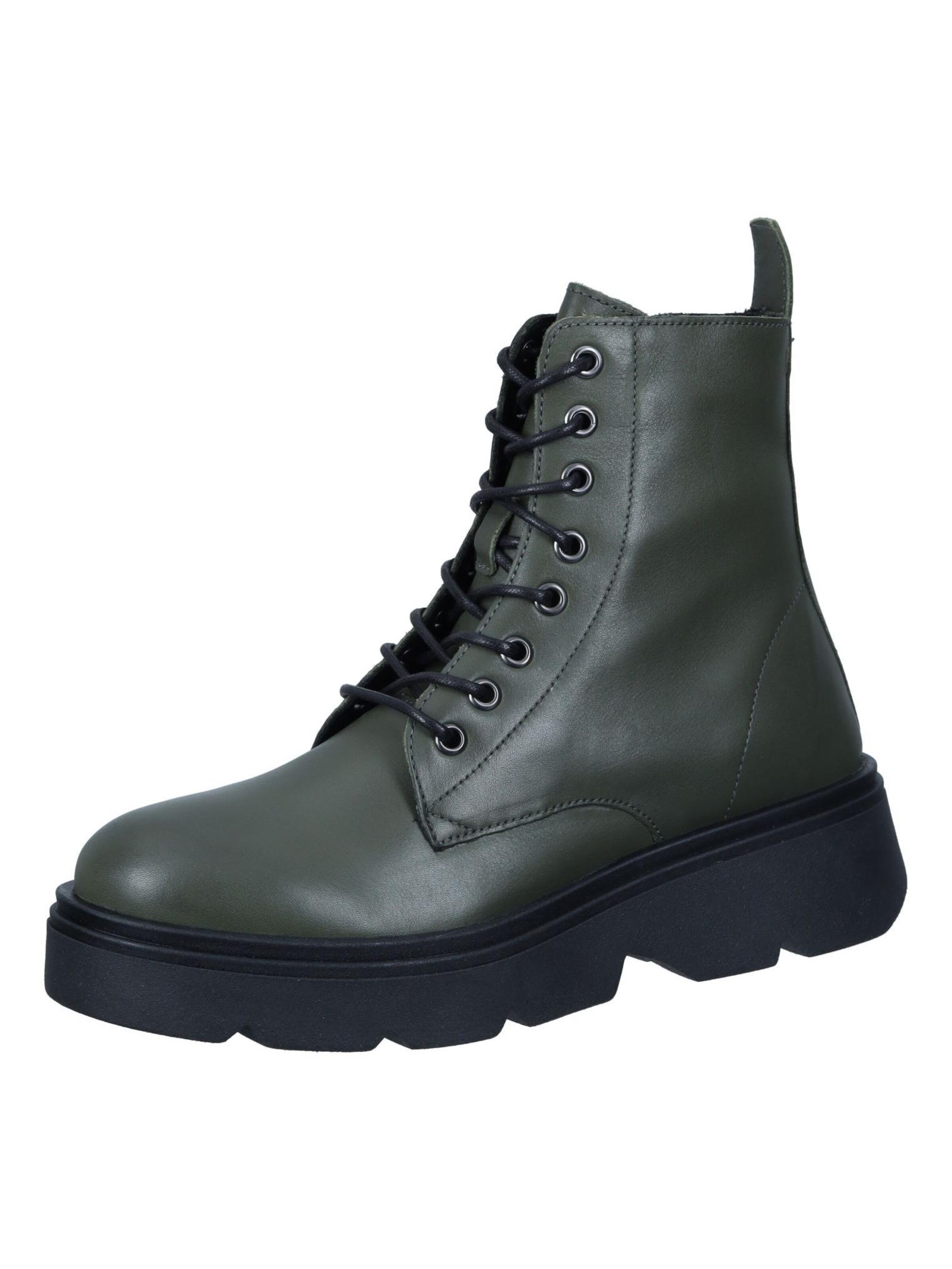PIAZZA Ankle Boots 'Stiefeletten' in Green: front