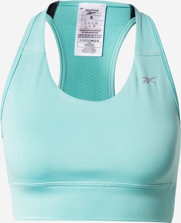 Reggiseno sportivo di Reebok in blu: frontale