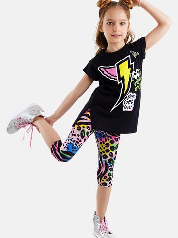 Denokids Tracksuit 'Good Vibes' in Mixed colours: front