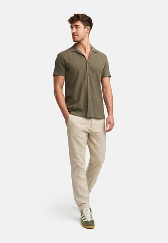 Coupe regular Chemise 'INWay' INDICODE JEANS en vert