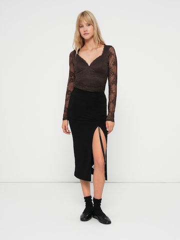 Abercrombie & Fitch Halenka 'ZOE' – hnědá