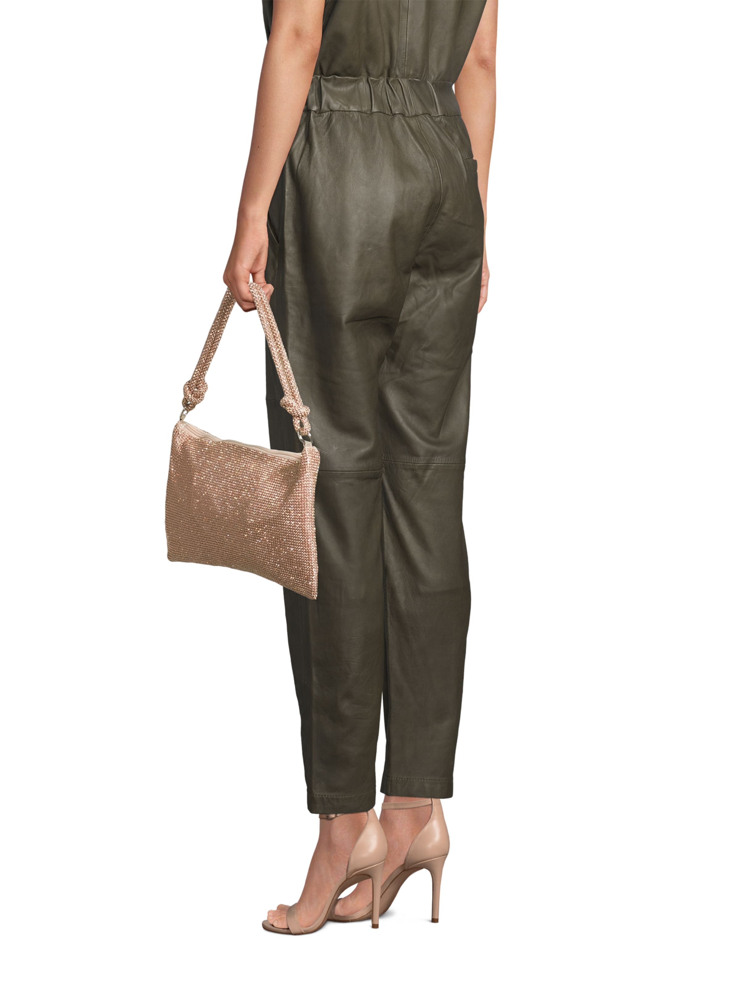 SUI AVA Τσάντα ώμου σε μπεζ: μπροστά