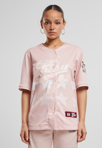 Maglietta di FUBU in rosa: frontale