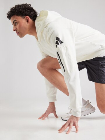 ADIDAS SPORTSWEAR Sports sweat jacket in White