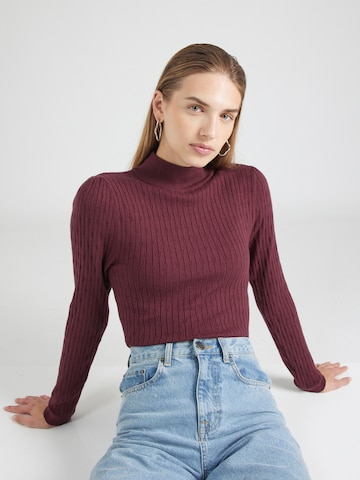 Pull-over 'WILLA' ONLY en rouge : devant