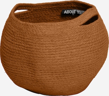 ABOUT YOU Pudełko/koszyk 'Easy Breezy Bowl' w kolorze brązowy: przód