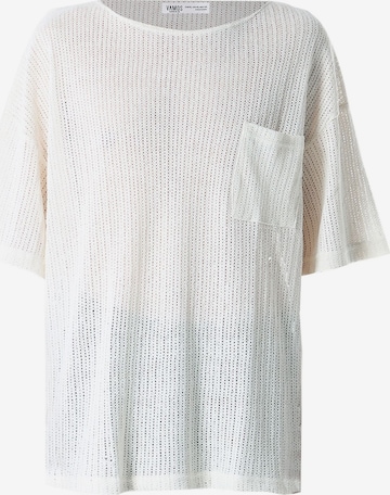 T-Shirt VAMOS CLO en blanc : devant