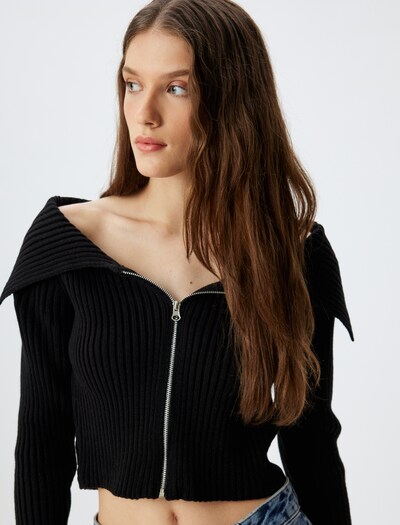 Koton Pullover in L in schwarz, Produktansicht