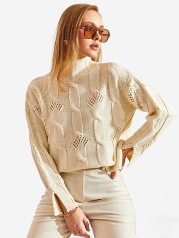 Pullover 'Pullover' di Bianco Lucci in bianco: frontale