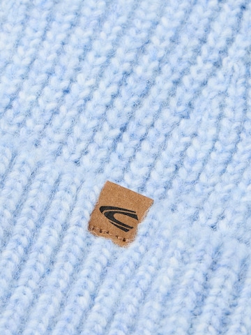 CAMEL ACTIVE Warme Mütze aus Wollmischung in Blau