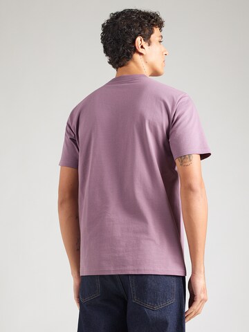 Carhartt WIP Μπλουζάκι 'University Script' σε λιλά