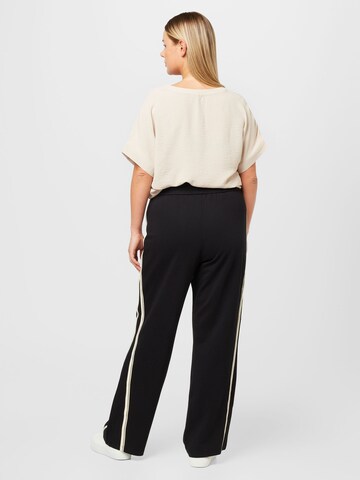 ONLY Carmakoma Loosefit Kalhoty 'GOLDTRASH-SUKI' – černá