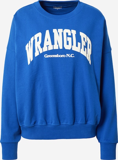 WRANGLER Sweatshirt in royalblau / weiß, Produktansicht