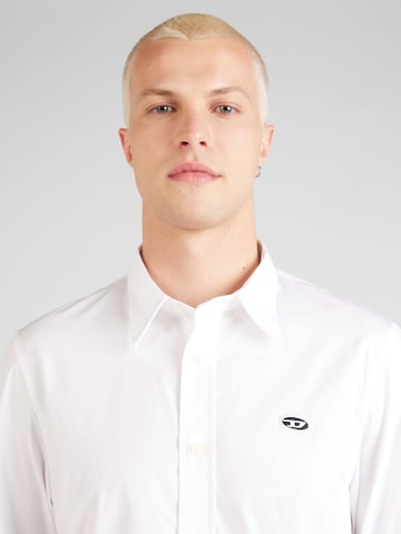 DIESEL Regular Fit Hemd 'BENNY-A' in Weiß
