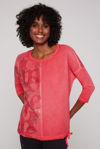 Soccx Shirt 'Memory Lane' in Red: front