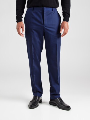 Slimfit Pantaloni con piega frontale di Calvin Klein in blu: frontale